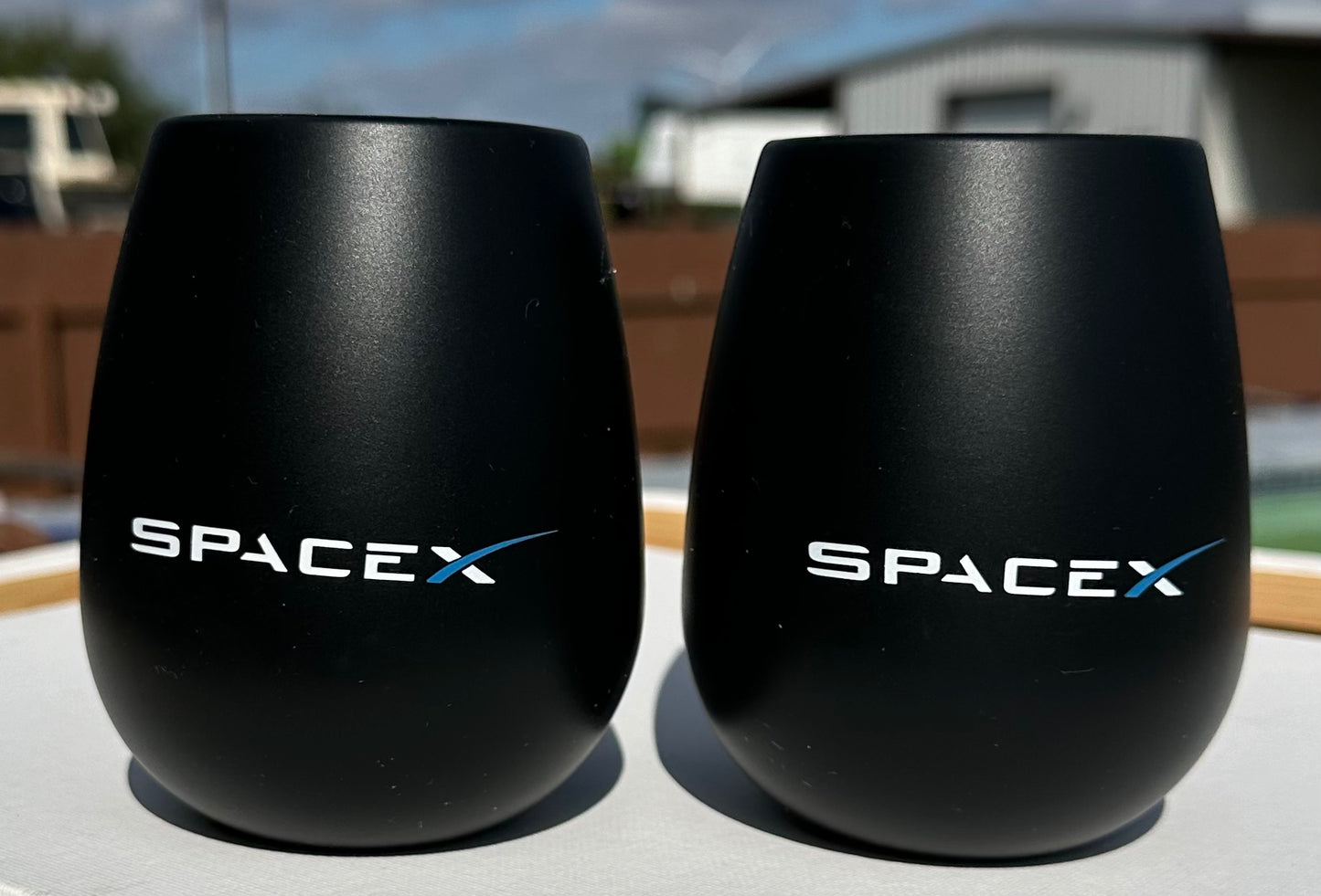 Wine cups Black 2 pack 400ml