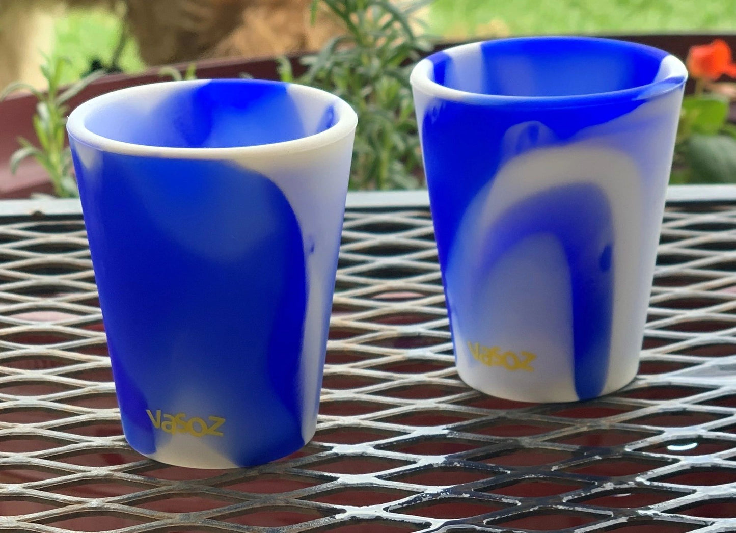 2 pack silicone shot glasses 2 oz