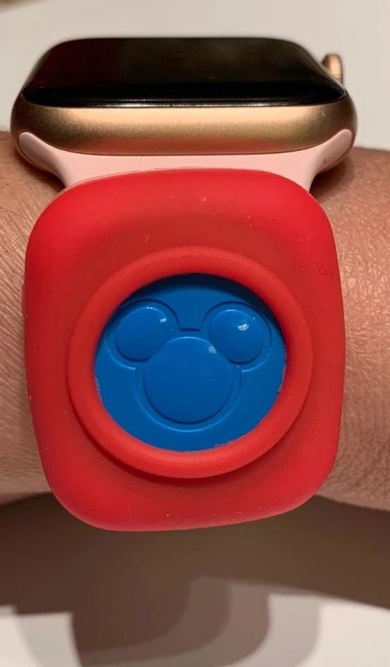Disney Magicband and Magicband+ Puck Holder Red (2 pack)